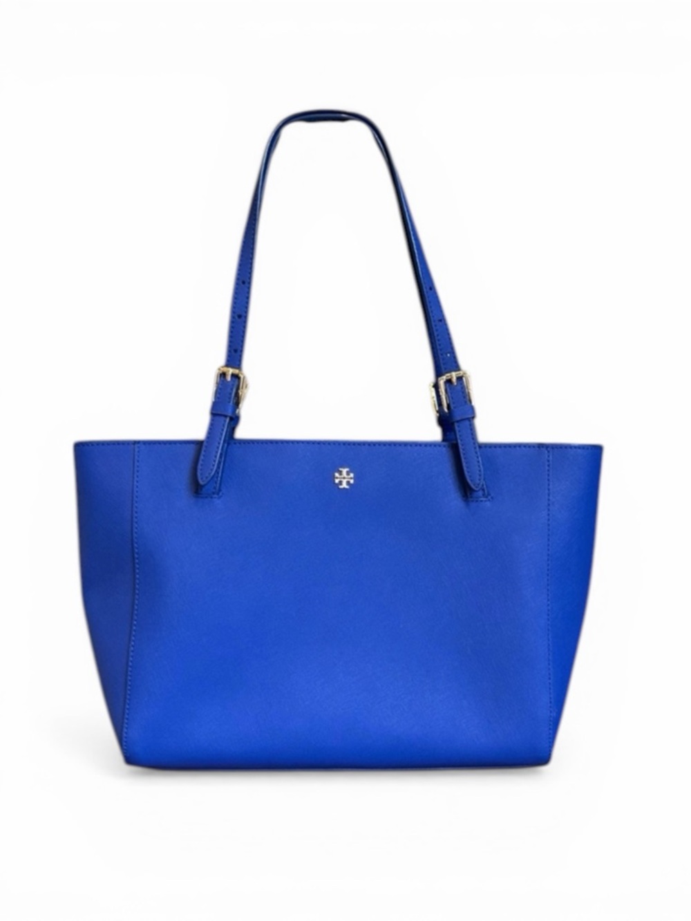 Tory Burch York Double Buckle Tote Bag EUC